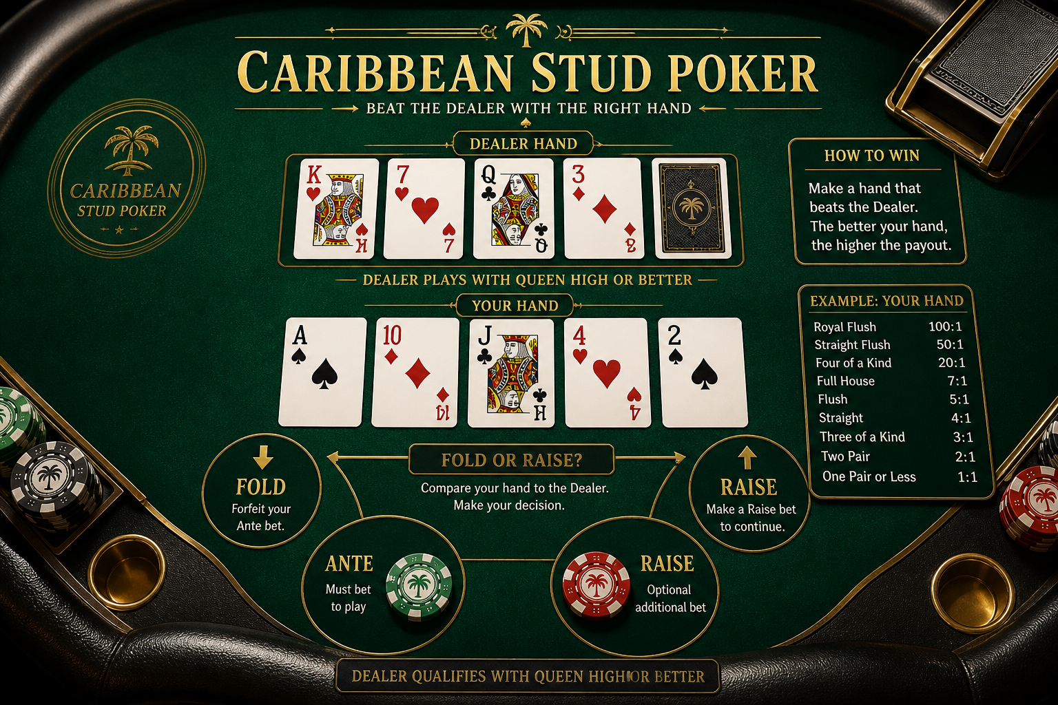 Caribbean Stud Poker Strategy